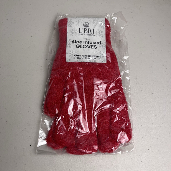 L’BRI Daily Moisturizing Hand & Body Lotion Tropical Fruit & Aloe Infused Gloves - Picture 7 of 12